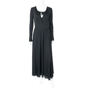 BOTTEGA VENETA Black Maxi Dress Size 38 US 2